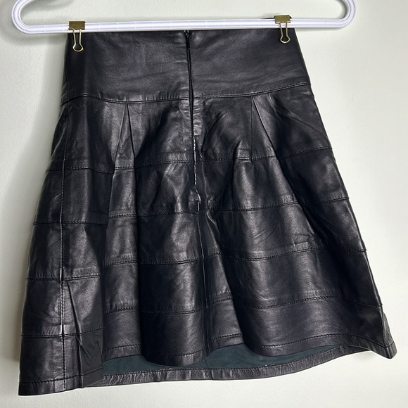 Philipp Plein Leather Mini Skirt - Picture 7 of 12